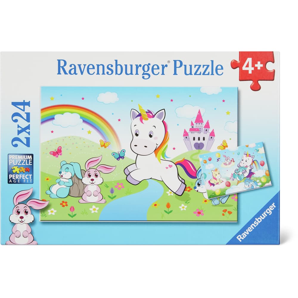 Ravensburger Puzzle Märchenhaftes Einhorn 2x24 Teile