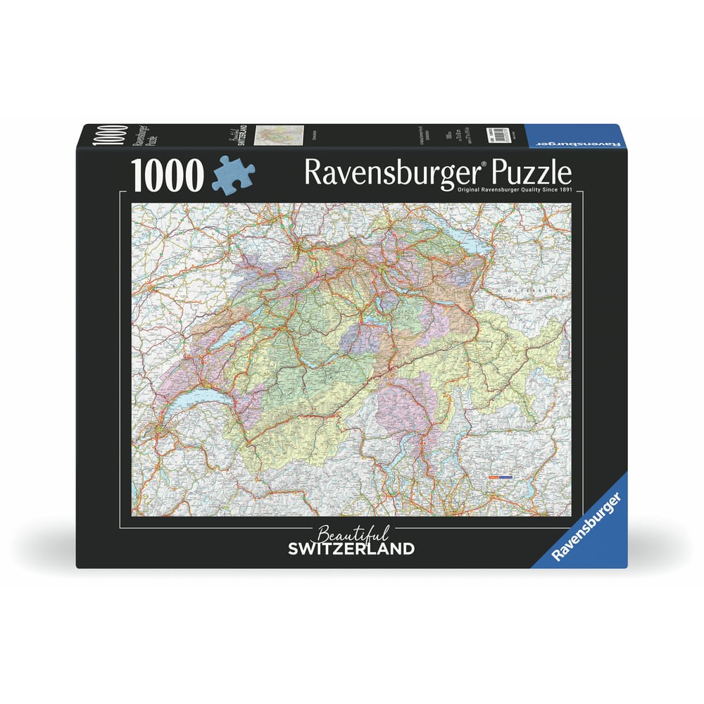 Ravensburger Puzzle Schweizerkarte 1000 Teile