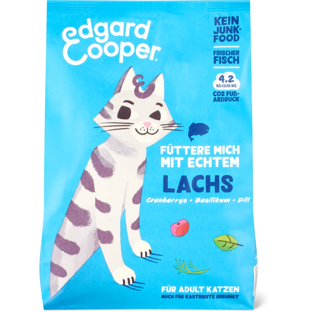 Edgard & Cooper Adult Trockenfutter für Katzen Huhn