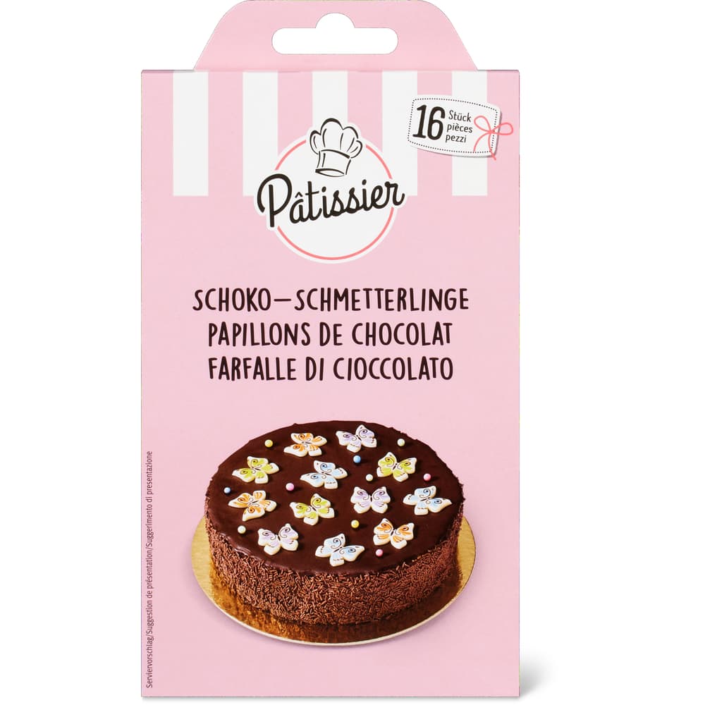 Patissier Schoko Schmetterlinge