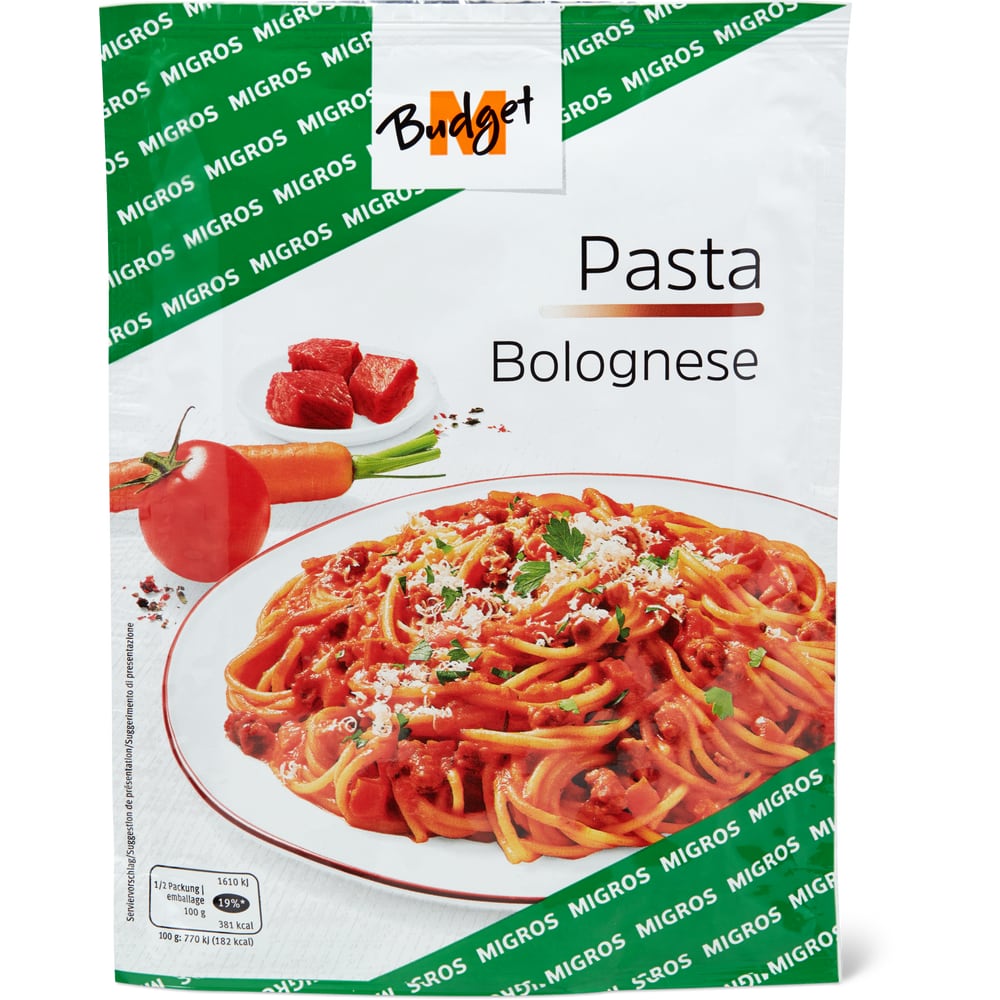 M-Budget Pasta Bolognese