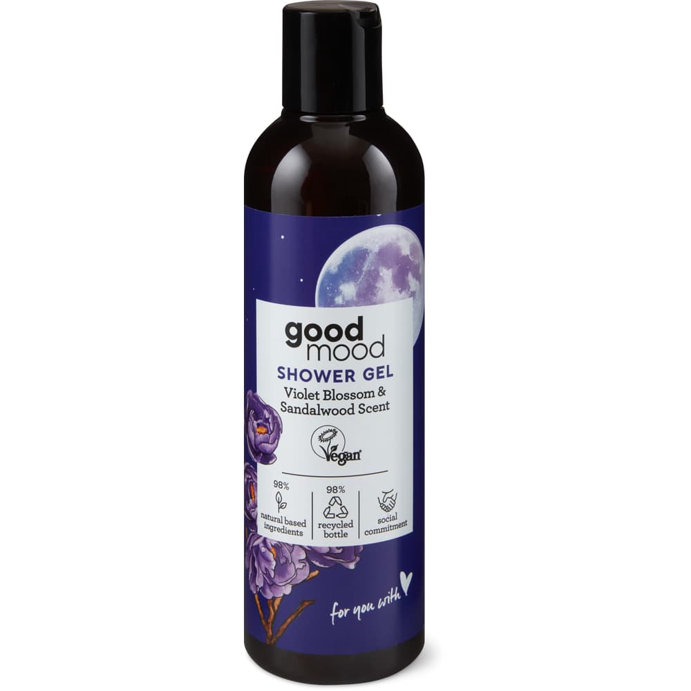 good mood Duschgel Violet Blossom & Sandalwood , vegan