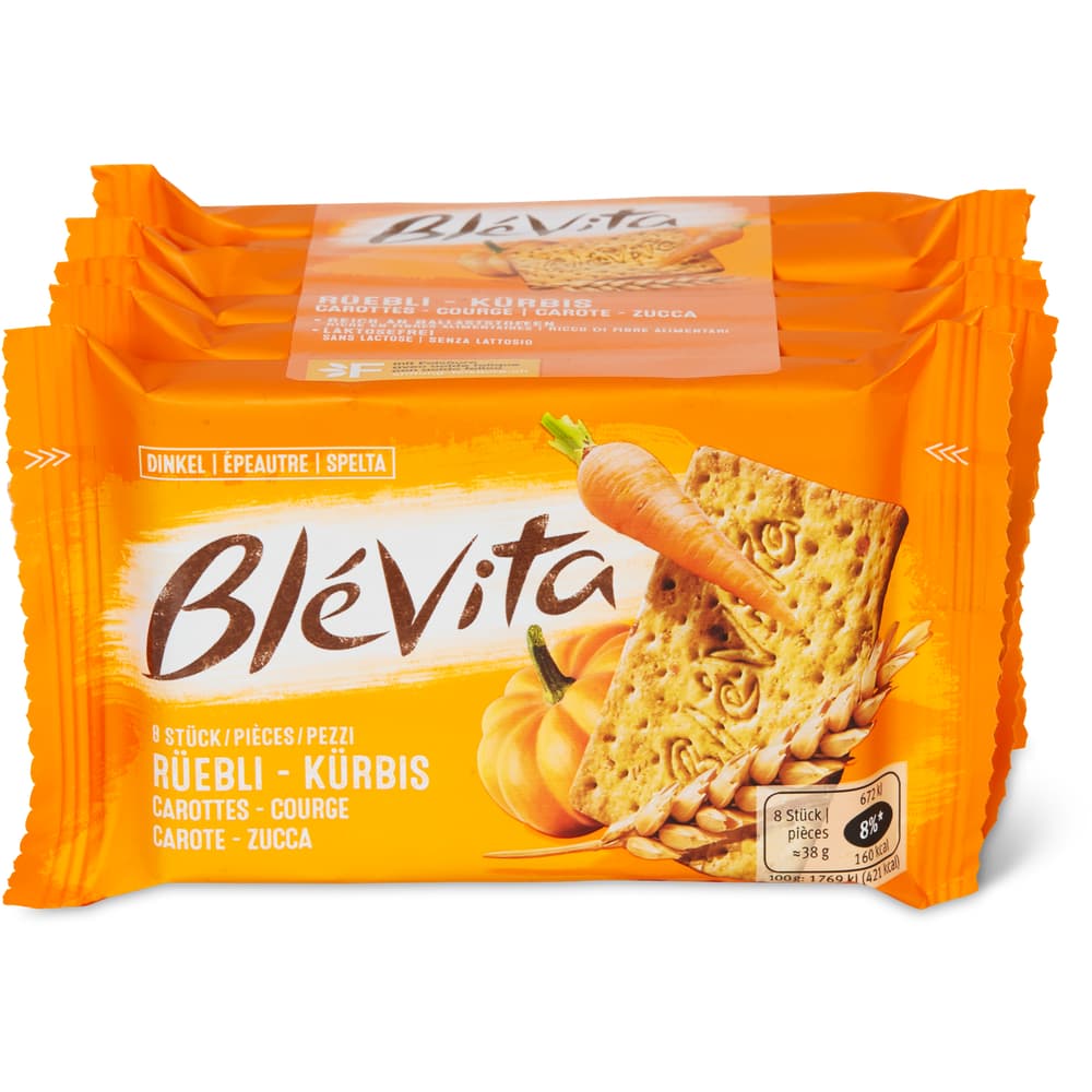 Blévita Rüebli-Kürbis vegan, laktosefrei