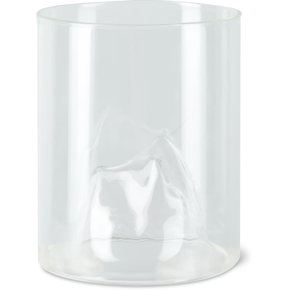 Migros Kitchen & Co. Wasserglas 3D Berg transparent, 33cl