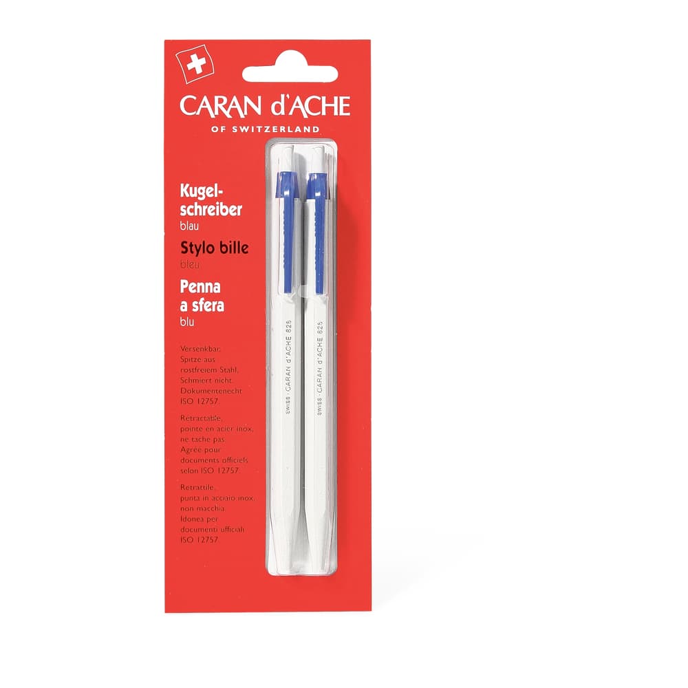 Caran d'Ache Kugelschreiber blau No.825