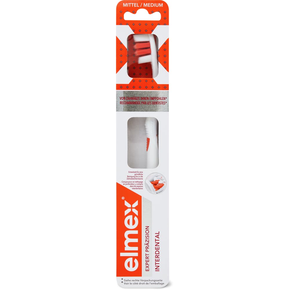 Elmex Expert Präzision Interdental Zahnbürste mittel