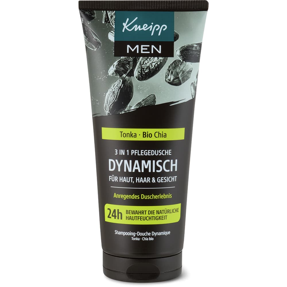 Kneipp Men Dynamisch 3in1 Pflegedusche Tonka & Chia