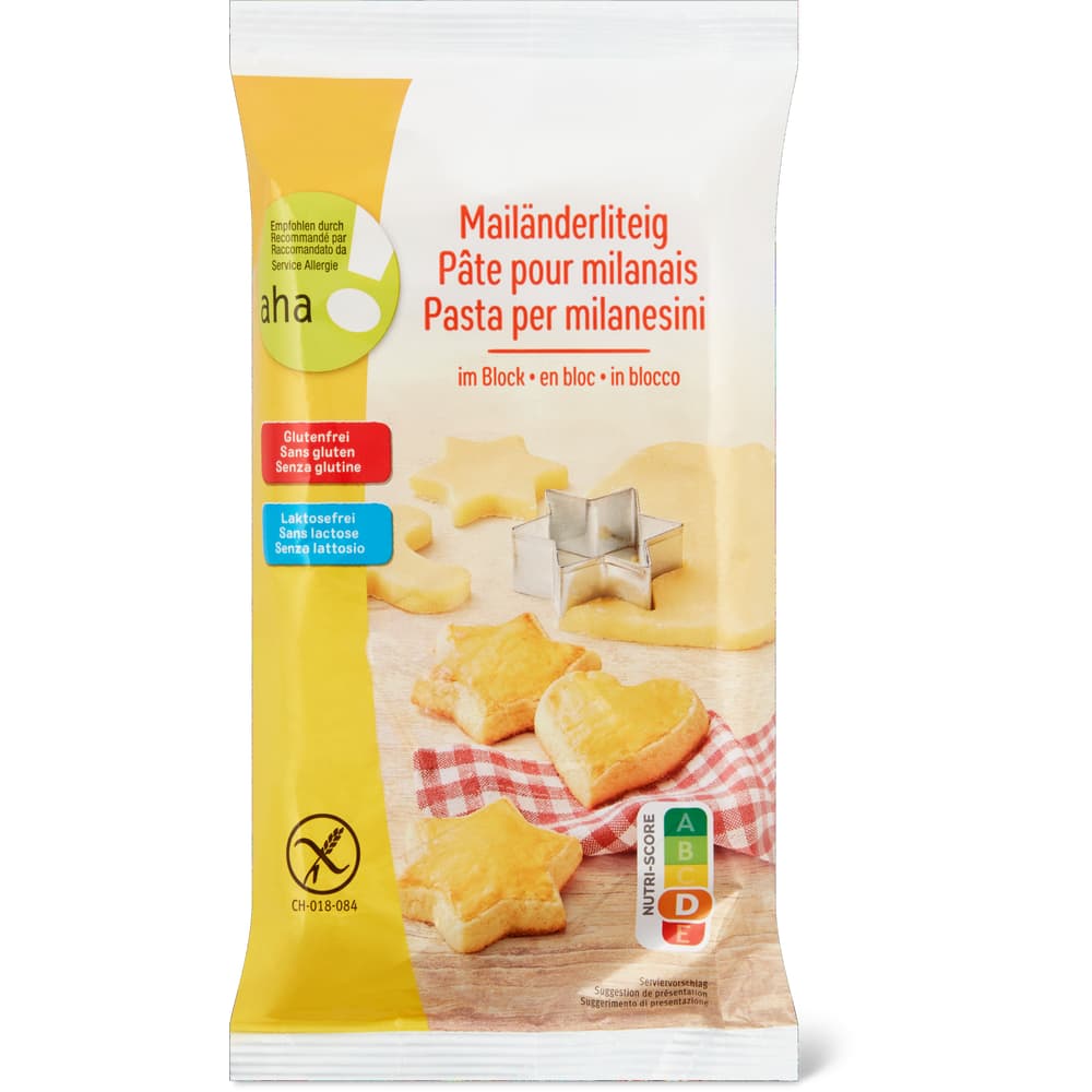 Aha! Mailänderli-Teig im Block