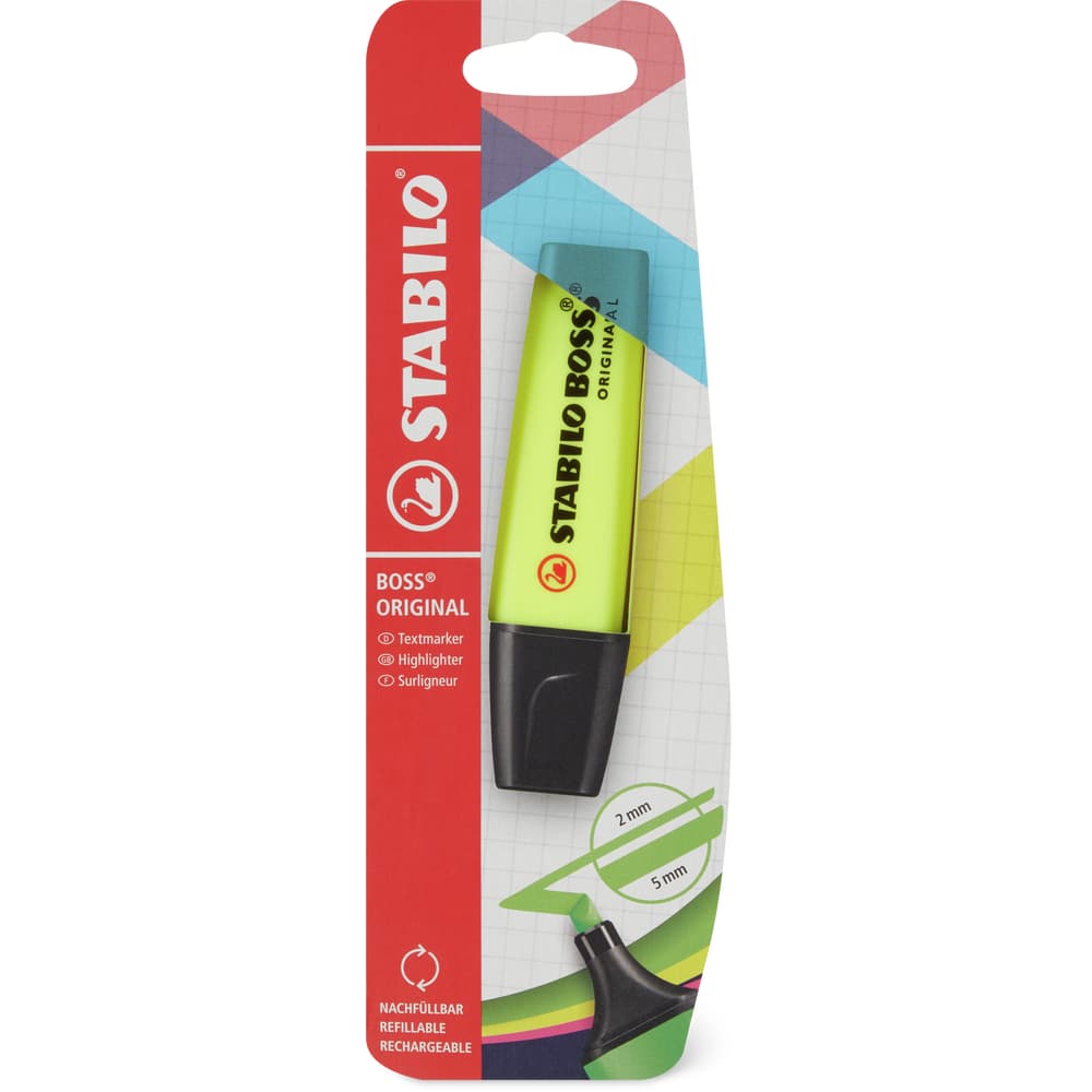 Stabilo Boss Original Textmarker Gelb