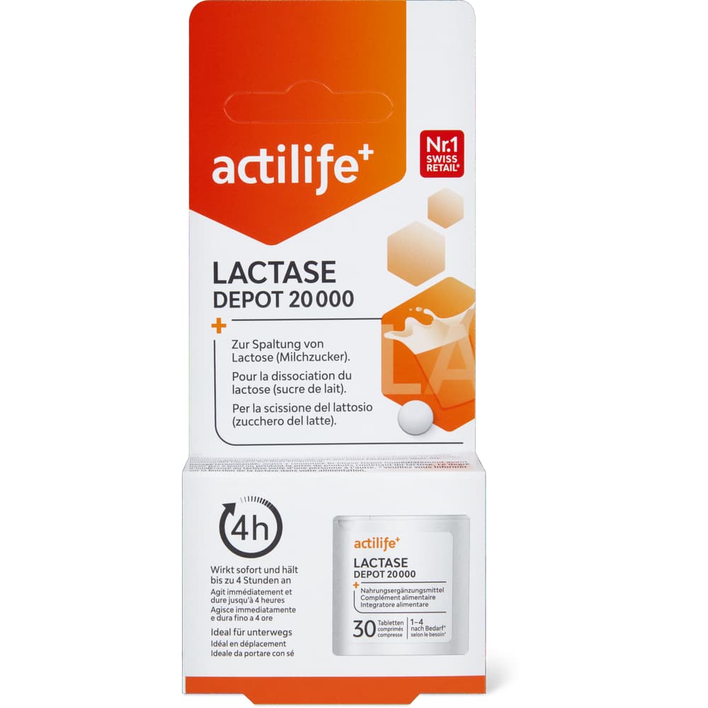 Actilife Lactase Tabletten 20000 I.E.
