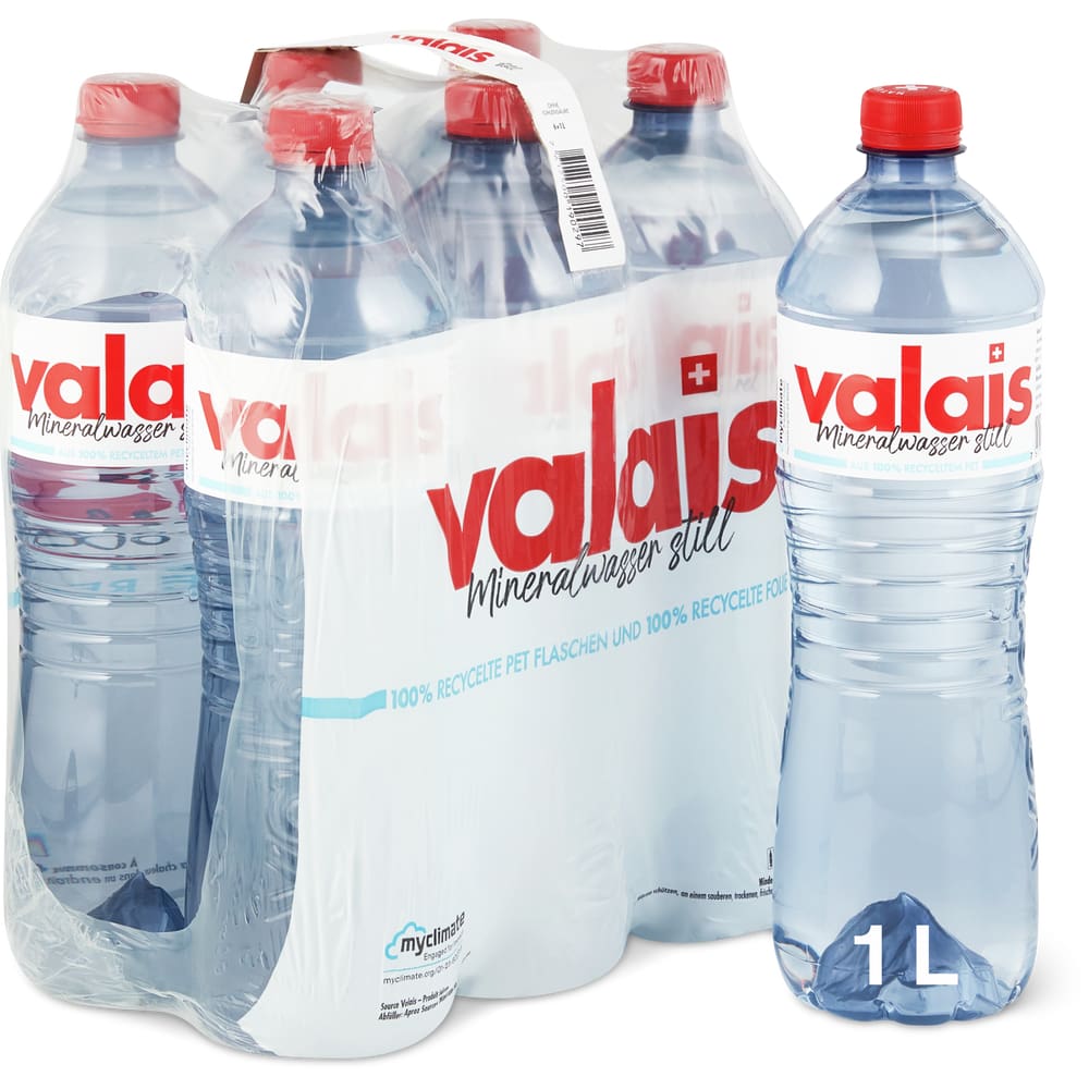 Valais natürliches Mineralwasser ohne Kohlensäure