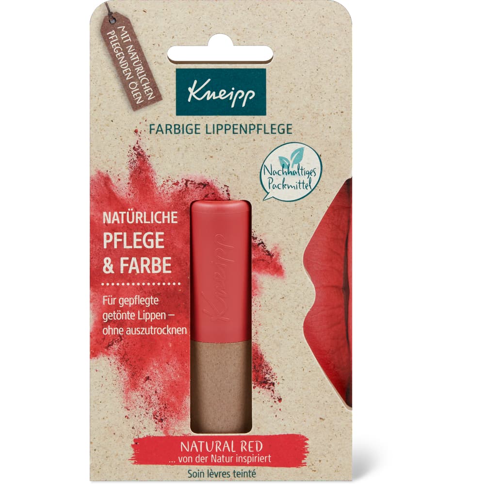 Kneipp Lippenpflege Farbig Natural Red