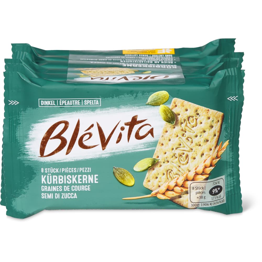 Blévita Dinkelgebäck Kürbiskernen