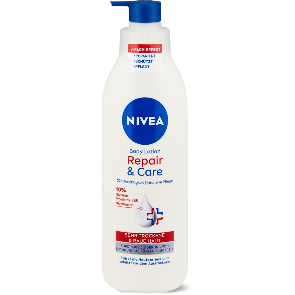 Nivea Repair & Care Body Lotion 72H Feuchtigkeit
