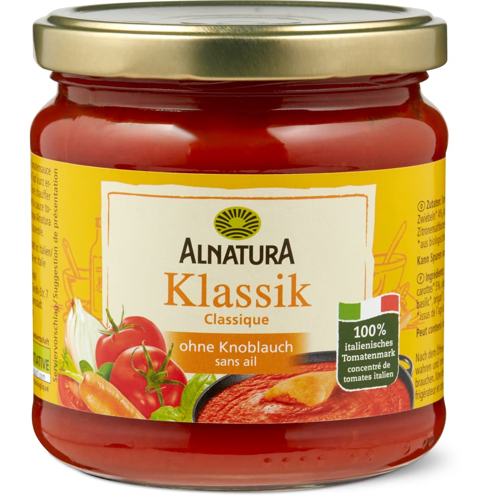 Alnatura Tomatensauce ohne Knoblauch