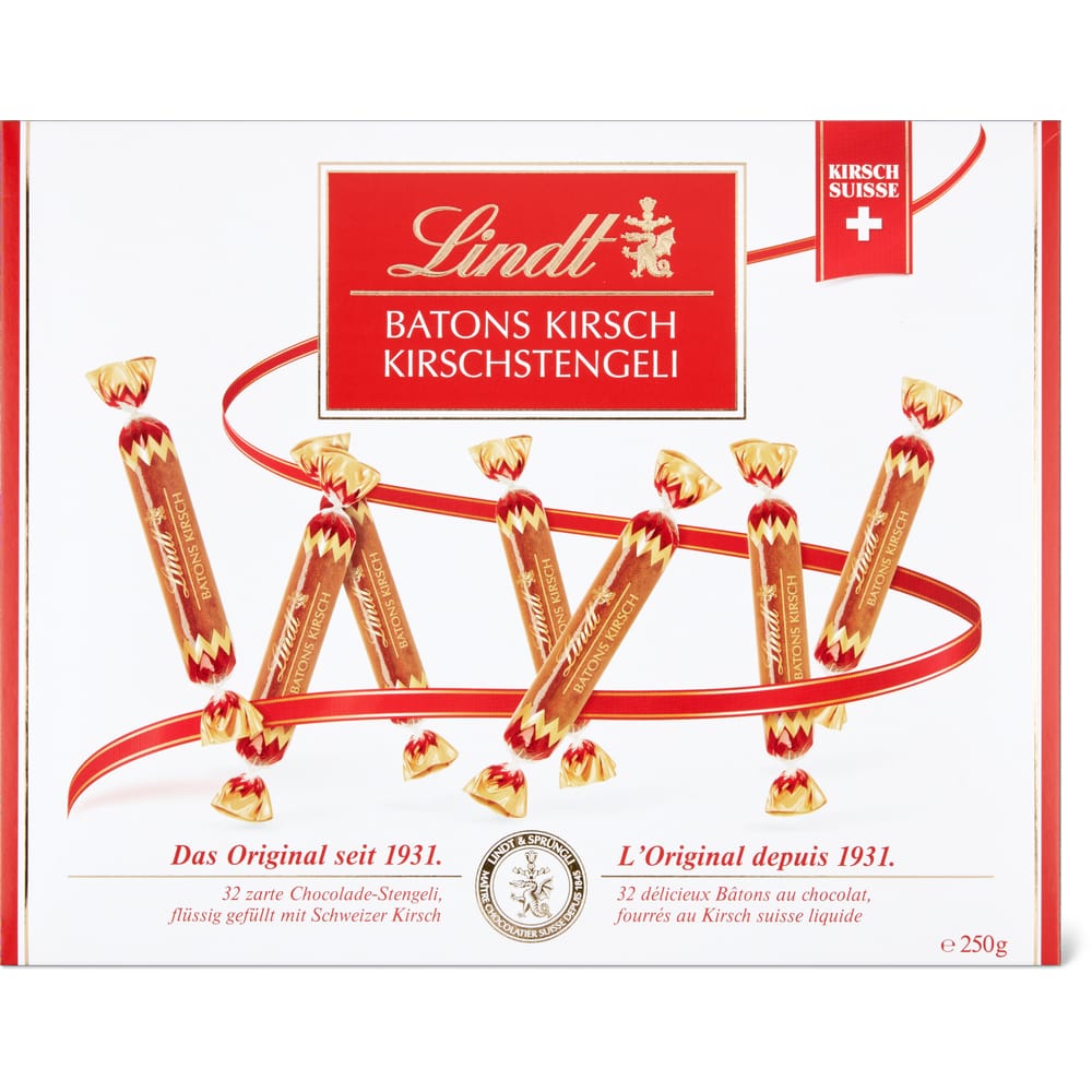 Lindt Batons Kirsch Kirschstengeli