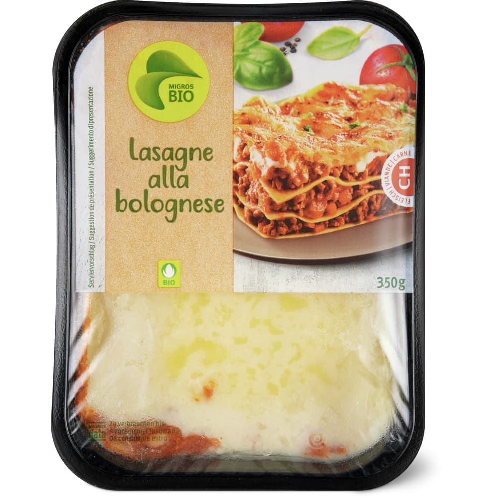 Migros Bio Lasagne Bolognese