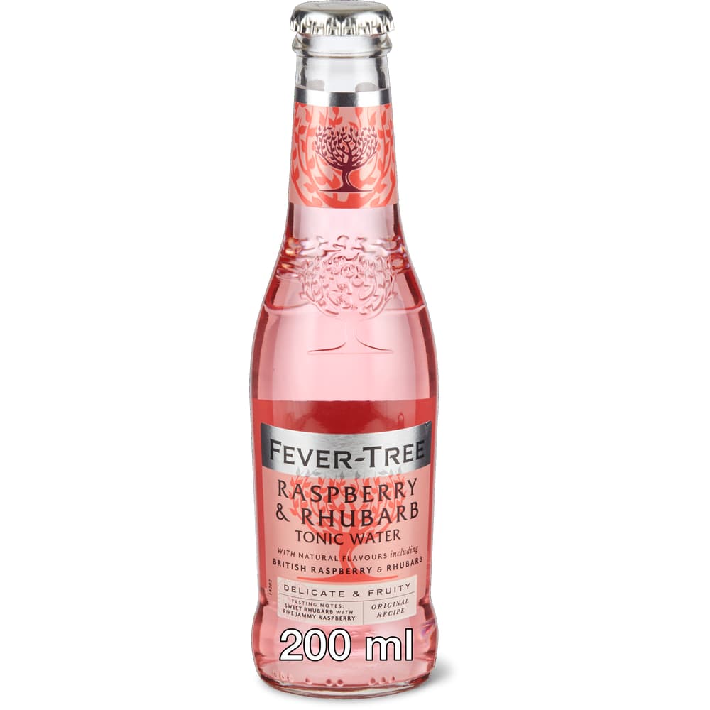 Fever Tree Tonic Water Raspberry & Rhubarb, Dark Cherry