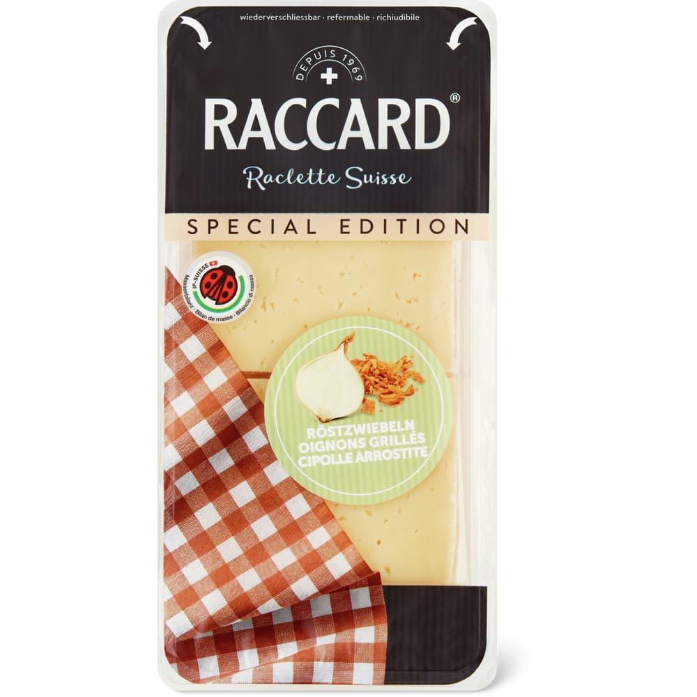 Raccard IP-SUISSE Raclette Röstzwiebeln - 6 Scheiben