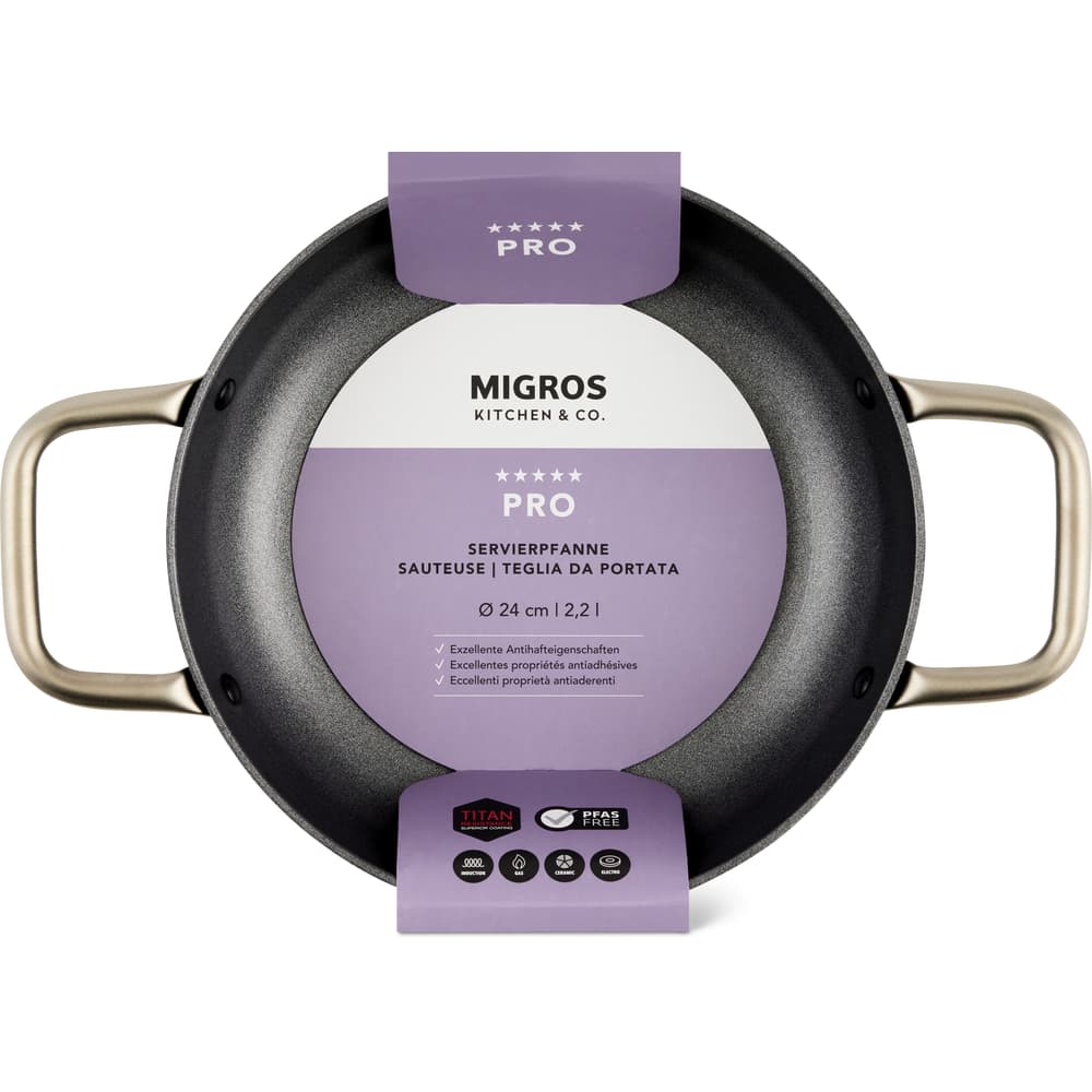 Migros Kitchen & Co. Pro Servierpfanne Ø 24 cm