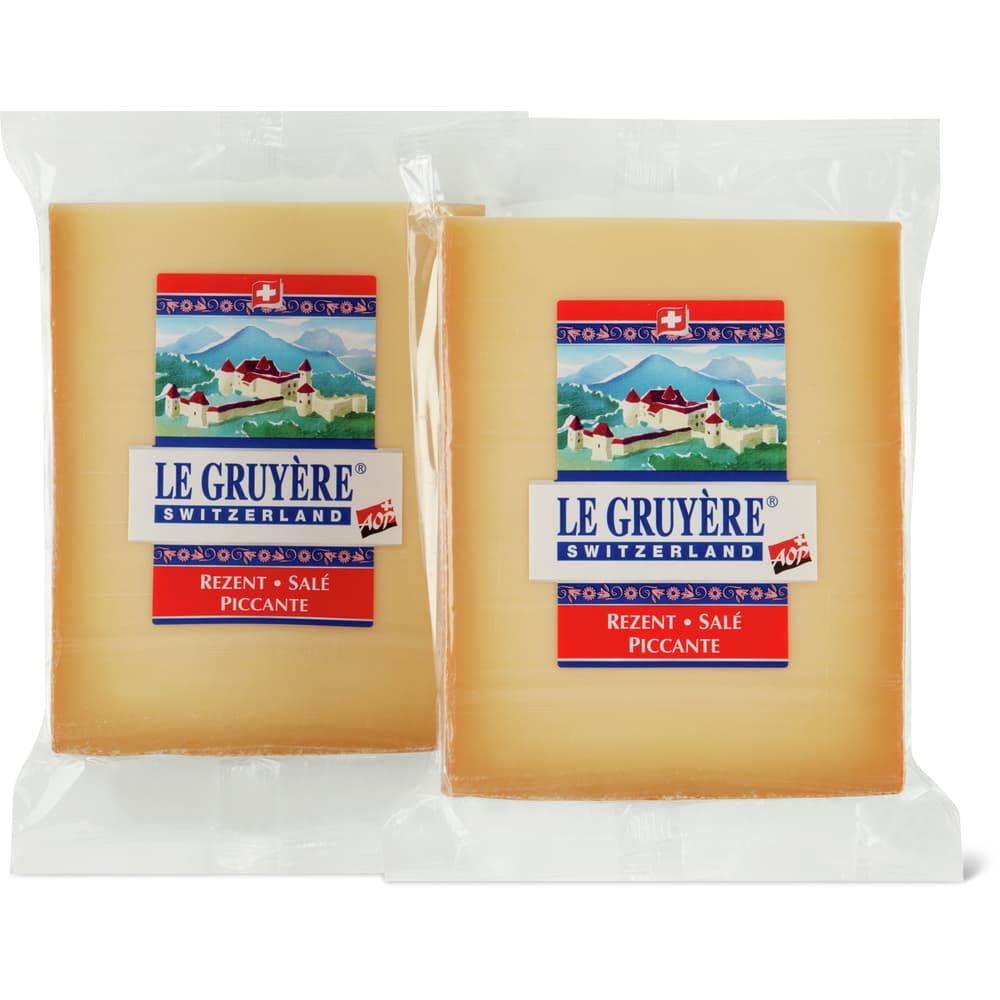 Gruyère Hartkäse rezent