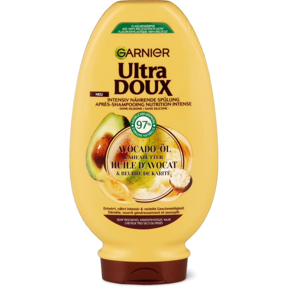 Garnier Ultra Doux Avocado-Öl & Sheabutter Conditioner sehr trockenes, widerspenstiges Haar