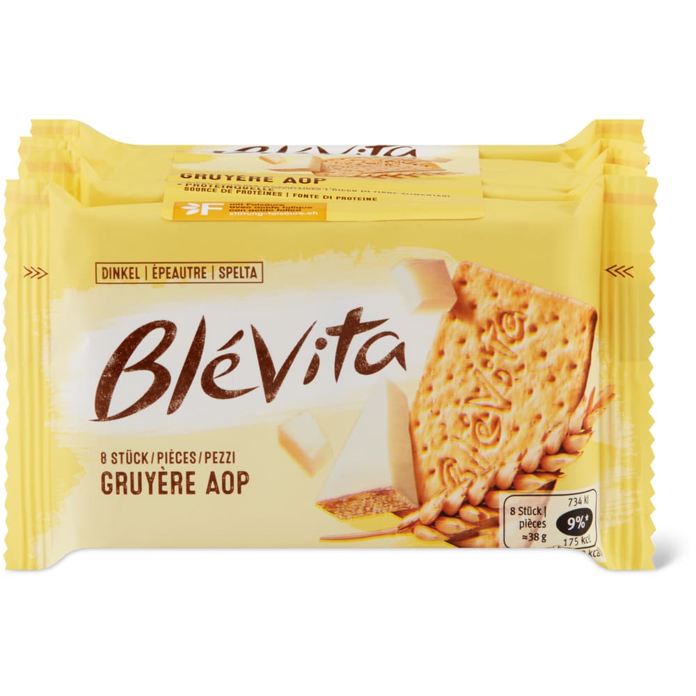 Blévita Dinkelgebäck Gruyère AOC