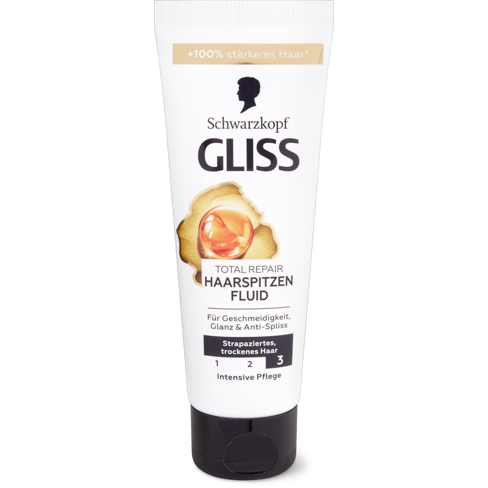 Gliss Total Repair Haarspitzen Fluid strapaziertes, trockenes Haar