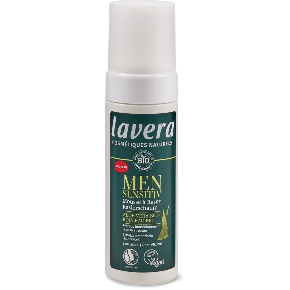 Lavera Men Sensitiv Rasierschaum Aloe Vera & Birke , vegan