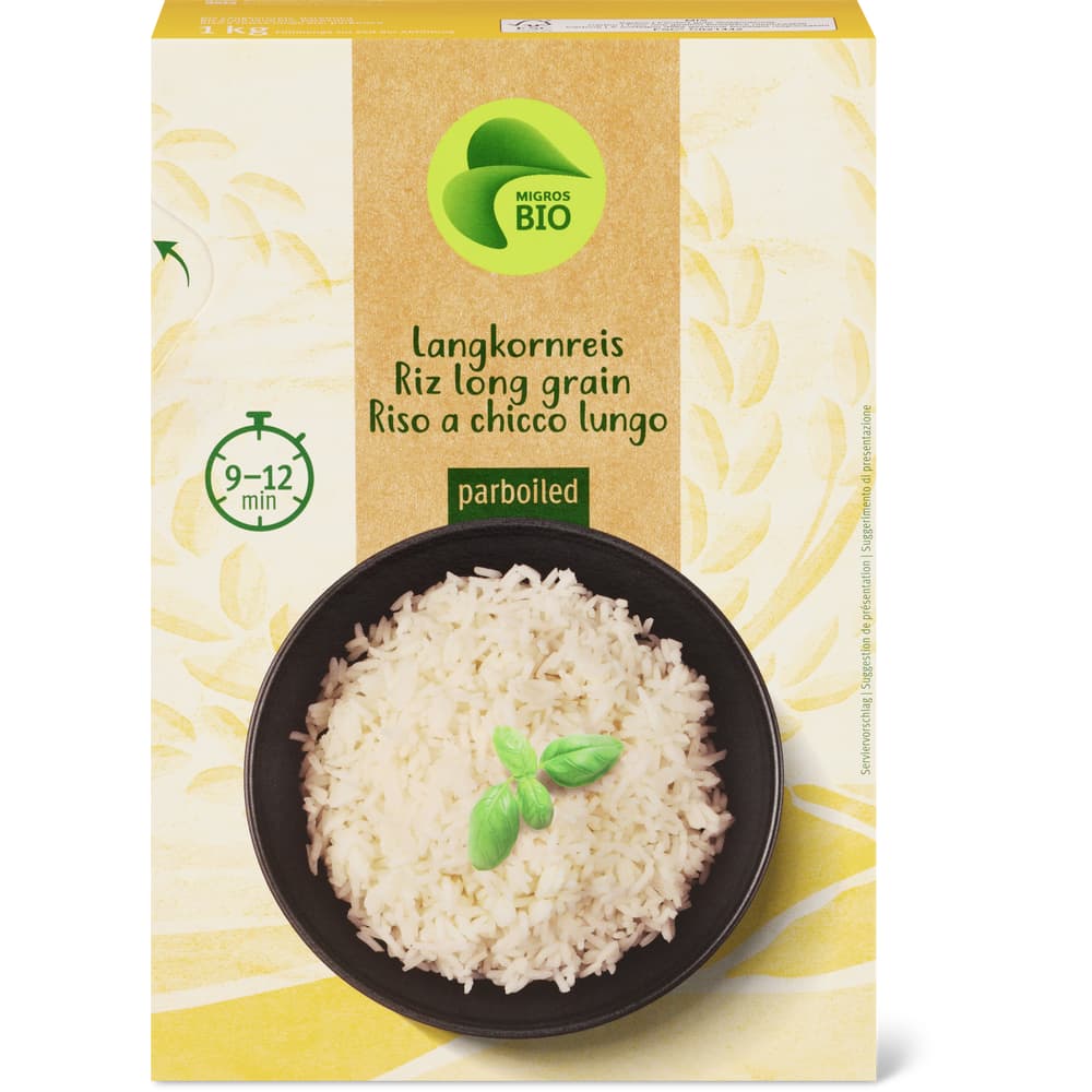 Langkornreis Bio, parboiled