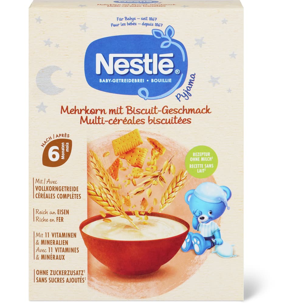 Nestlé Mehrkorn Brei mit Biscuit-Geschmack Ab 6 Monaten