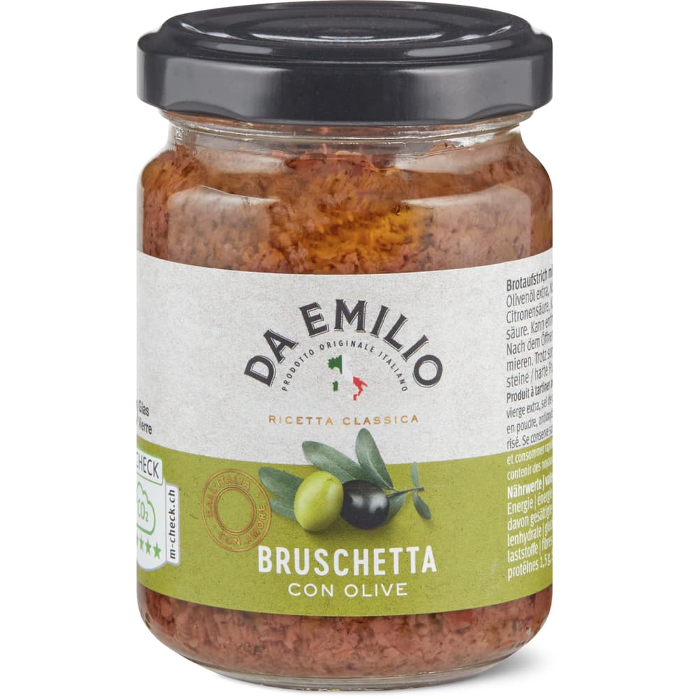 Da Emilio Brotaufstrich mit Oliven