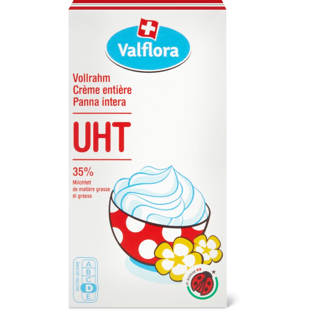 Valflora Vollrahm UHT 35% Fett