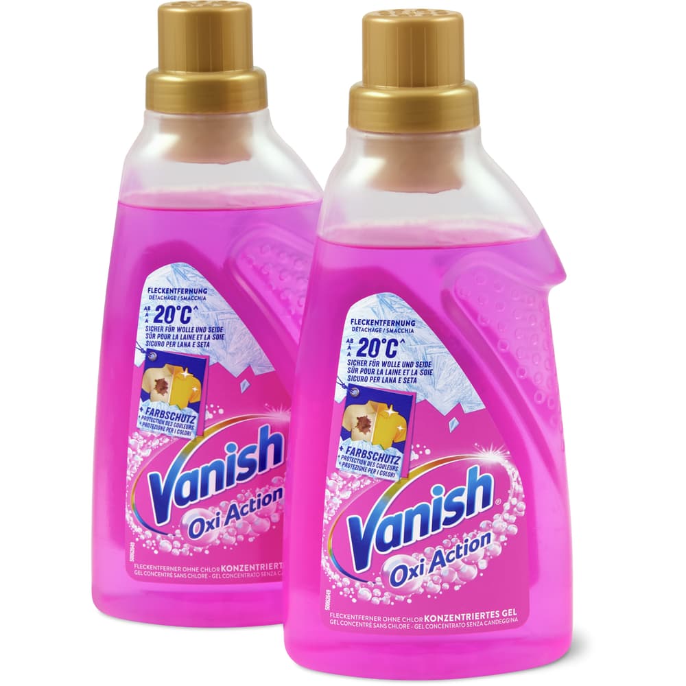 Vanish Oxi Action Gel Pink 750ml DUO