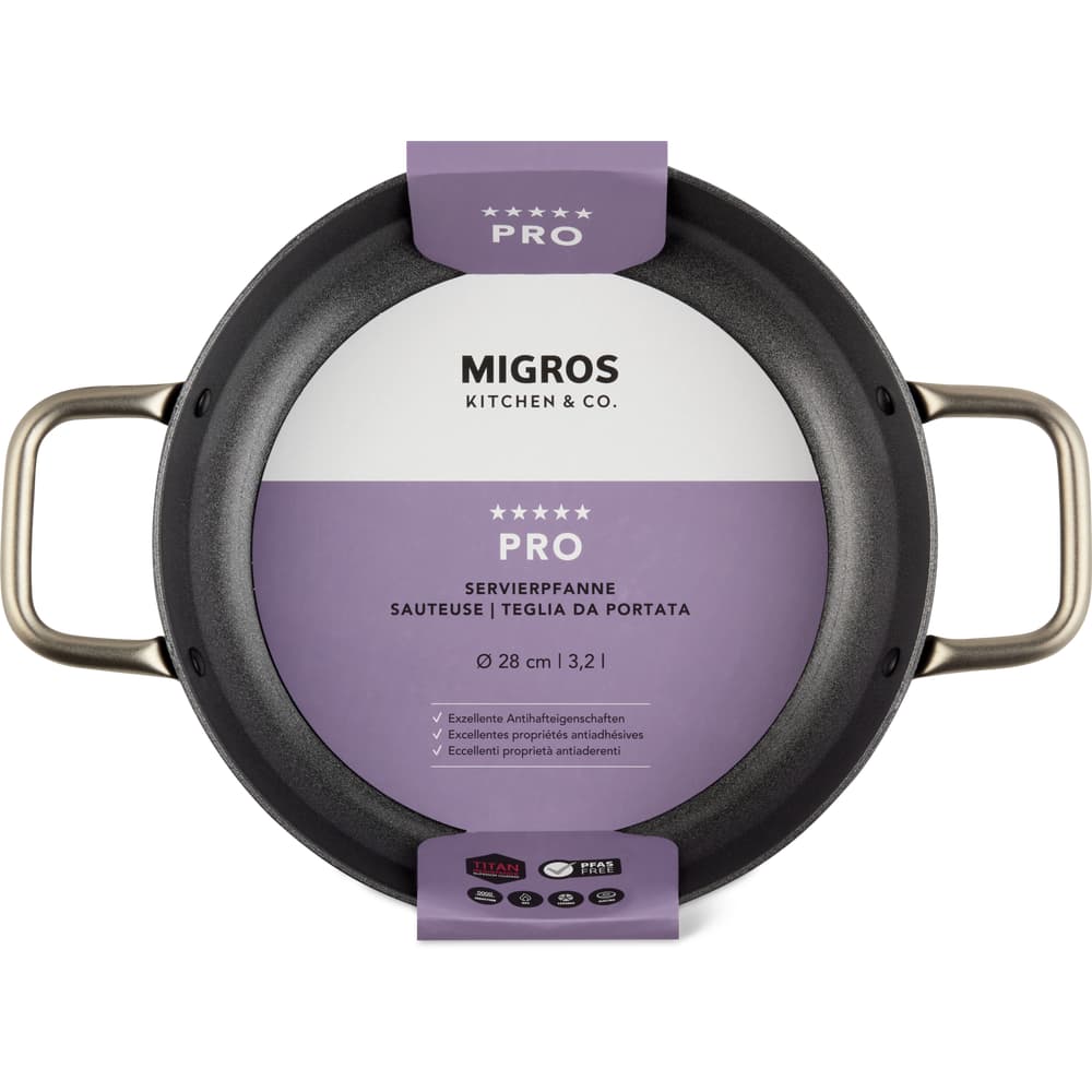 Migros Kitchen & Co. Pro Servierpfanne Ø 28 cm