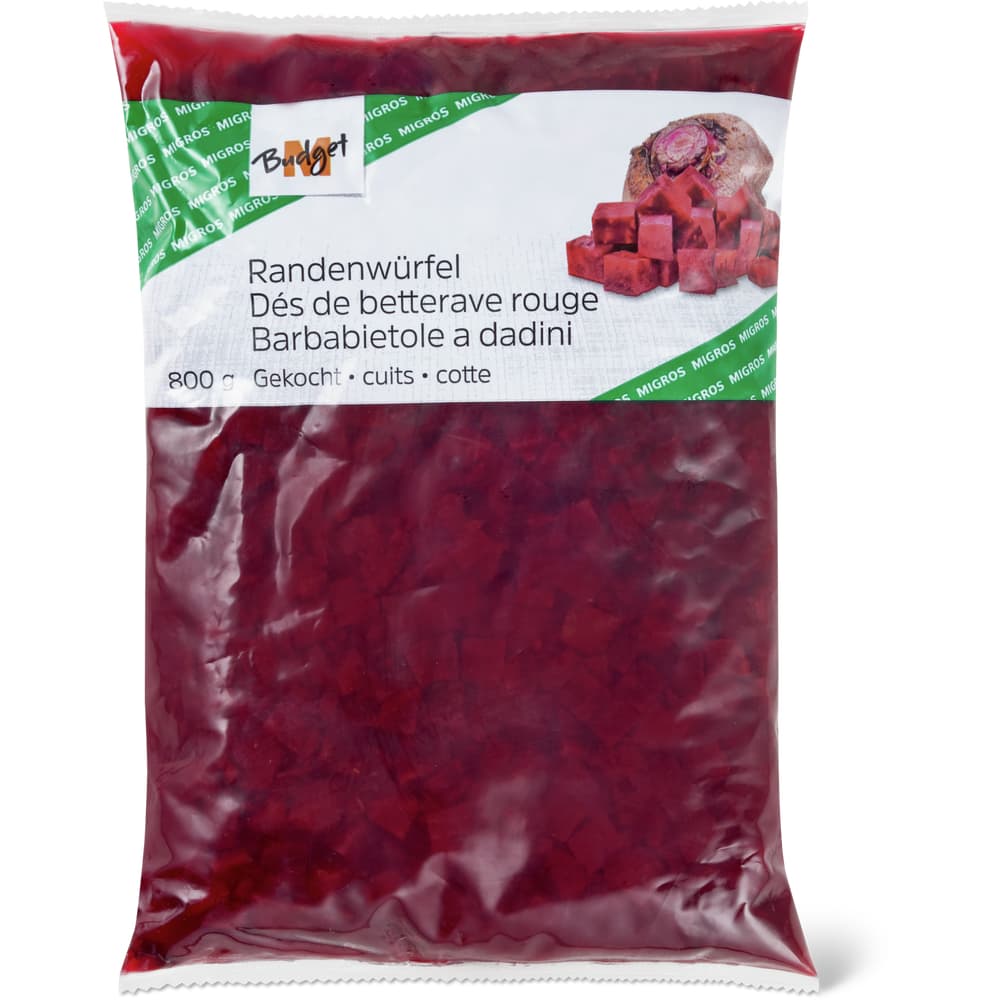 M-Budget Randen gewürfelt gekocht