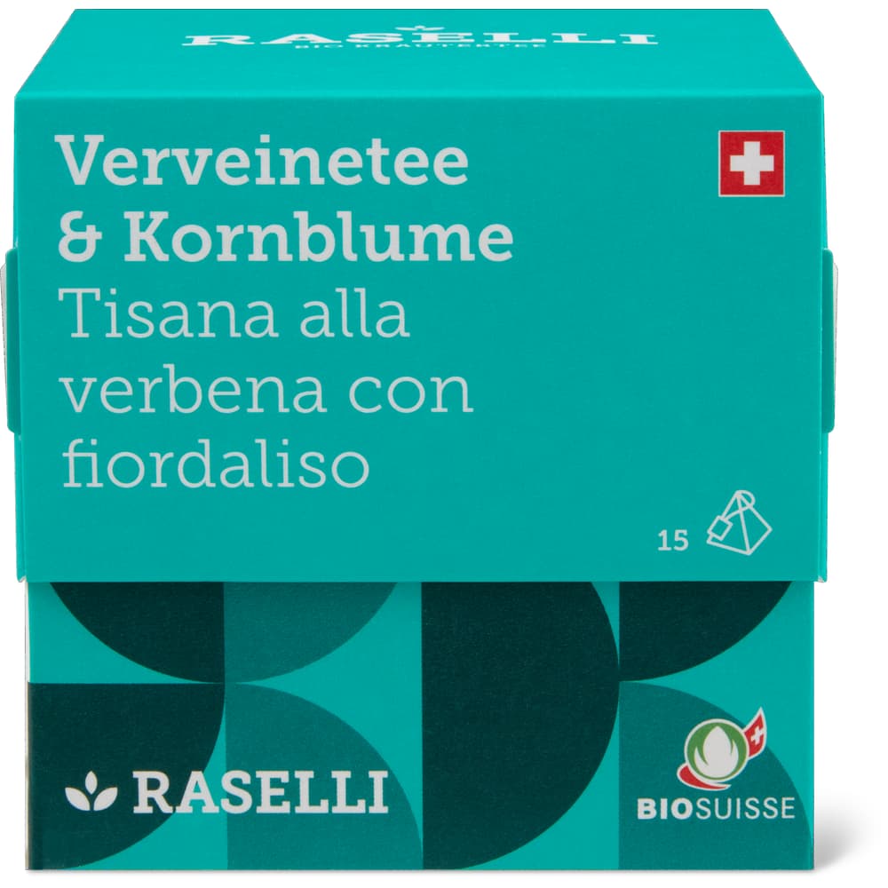 Raselli Bio Kräutertee Verveine und Kornblume