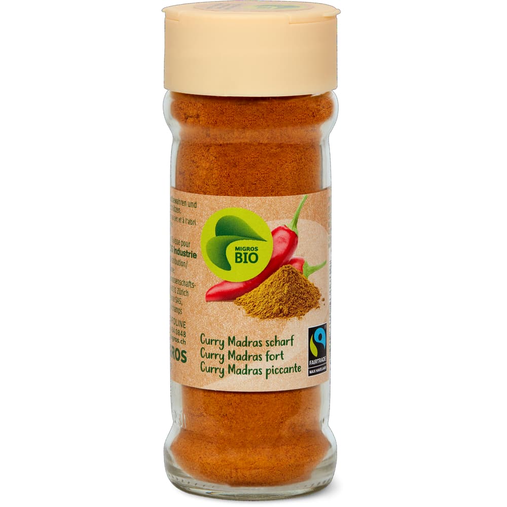 Curry Madras Bio, scharf
