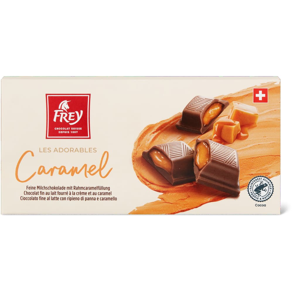 Frey Les Adorables Caramel Milchschokolade mit Rahmcaramelfüllung