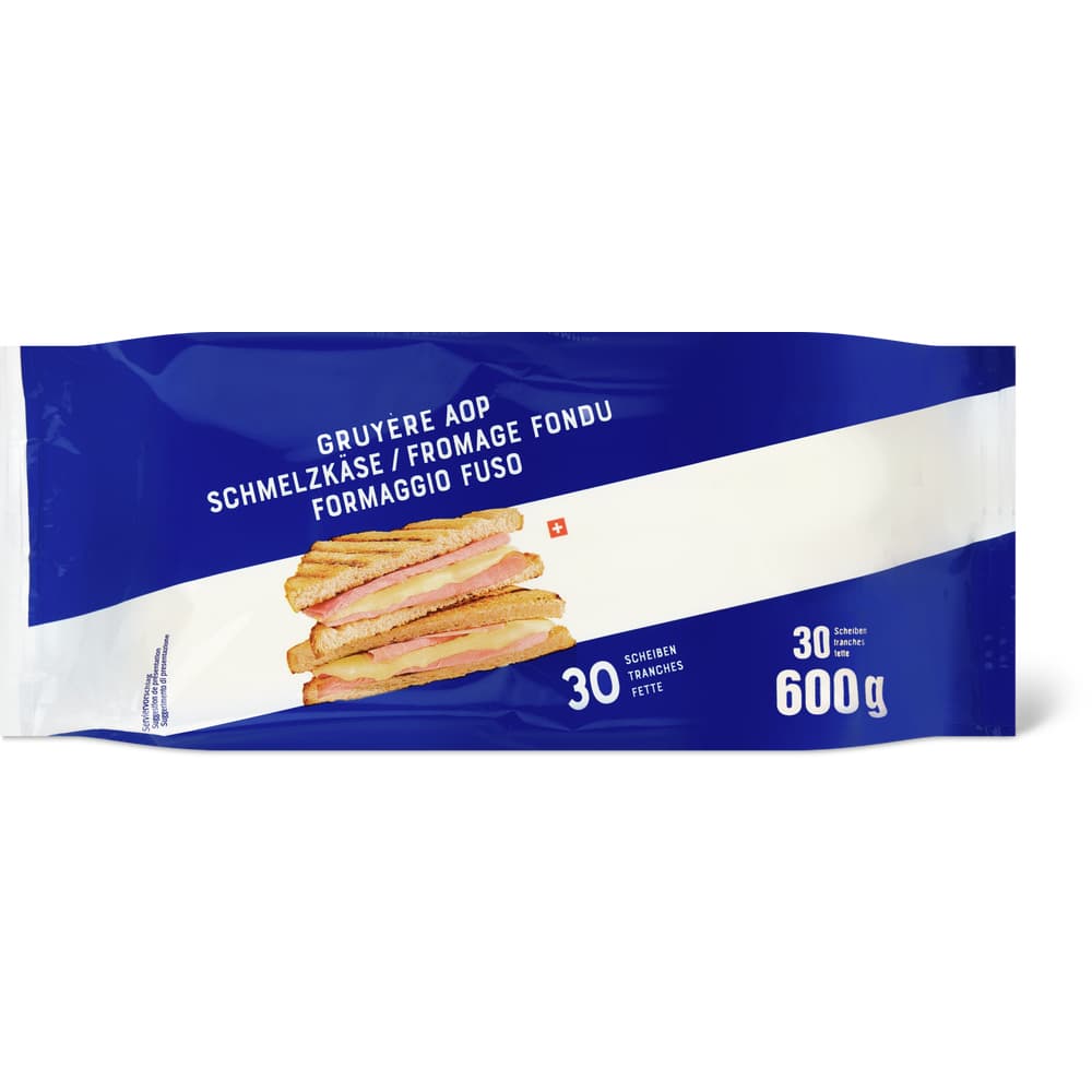 Gruyère Schmelzkäse Scheiben