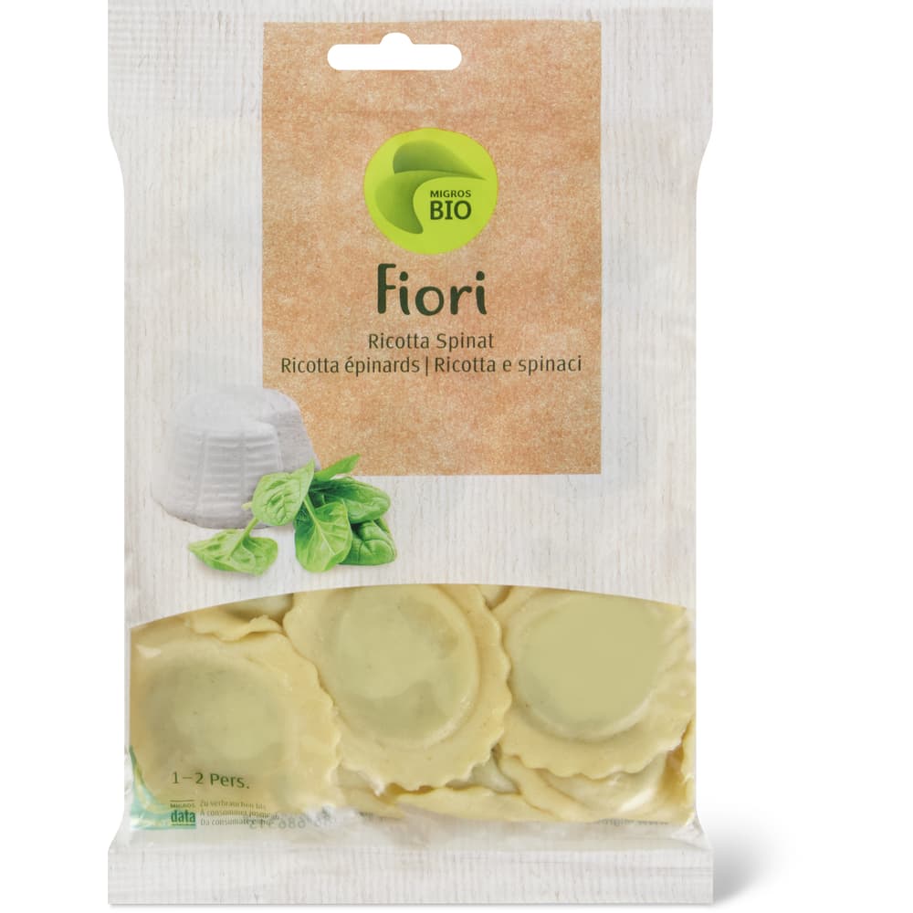 Migros Bio Fiori Ricotta e spinaci