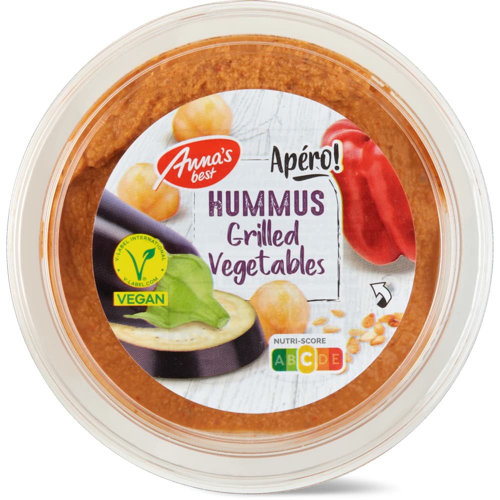 Anna's Best Hummus Gegrilltes Gemüse