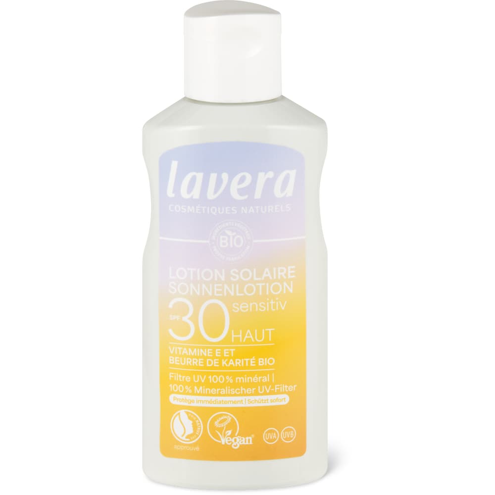 Lavera Sonnenlotion Sensitiv LSF 30, vegan