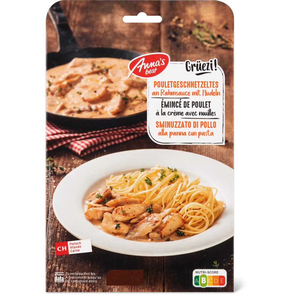 Anna's Best Pouletgeschnetzeltes mit Eiernudeln