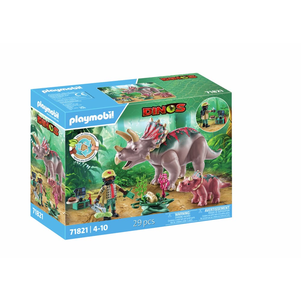 Base Bandit Playmobil Avec Tricératops – Set 9434 Dinosaure, Occasion, Univers Playmobil
