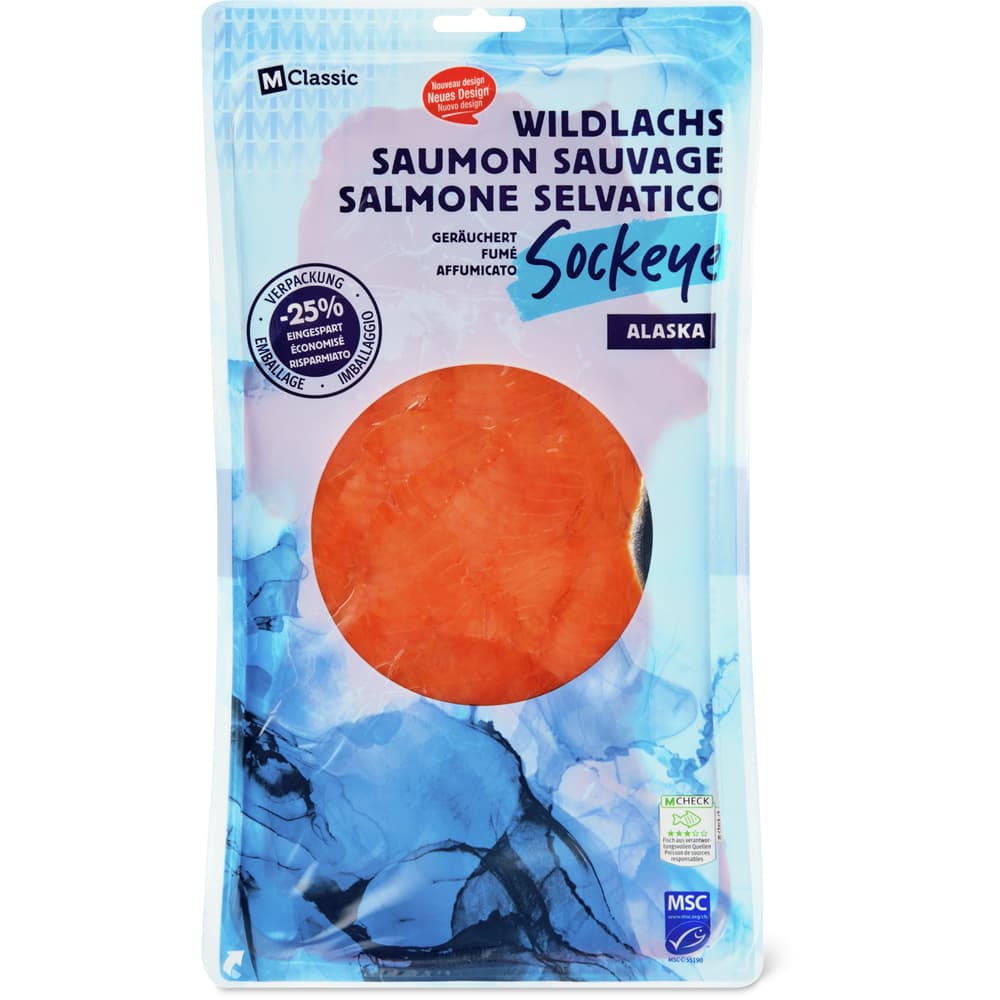 M-Classic MSC Wildlachs Sockeye geräuchert