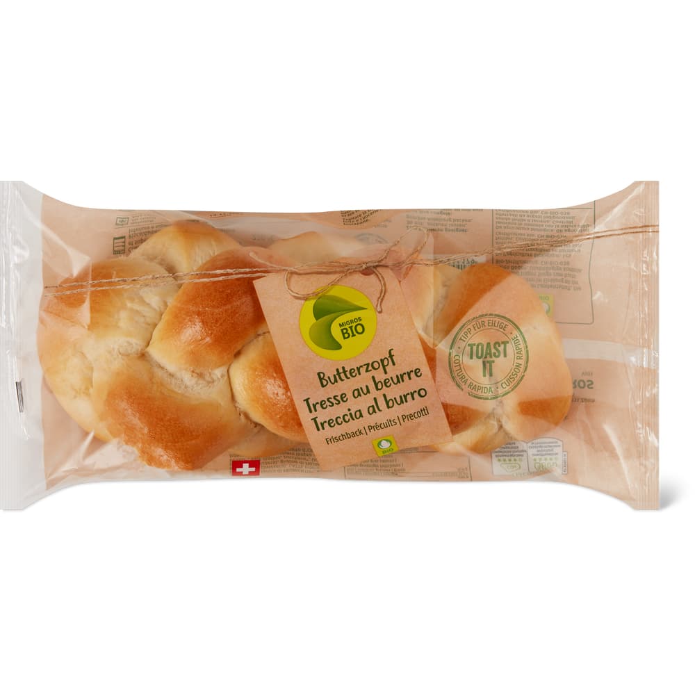 Migros Bio Butterzopf Frischback