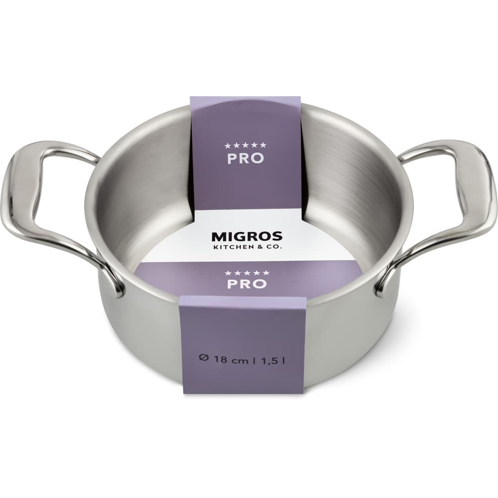 Migros Kitchen & Co. Pro Kochtopf Ø 18 cm, 1.5 l
