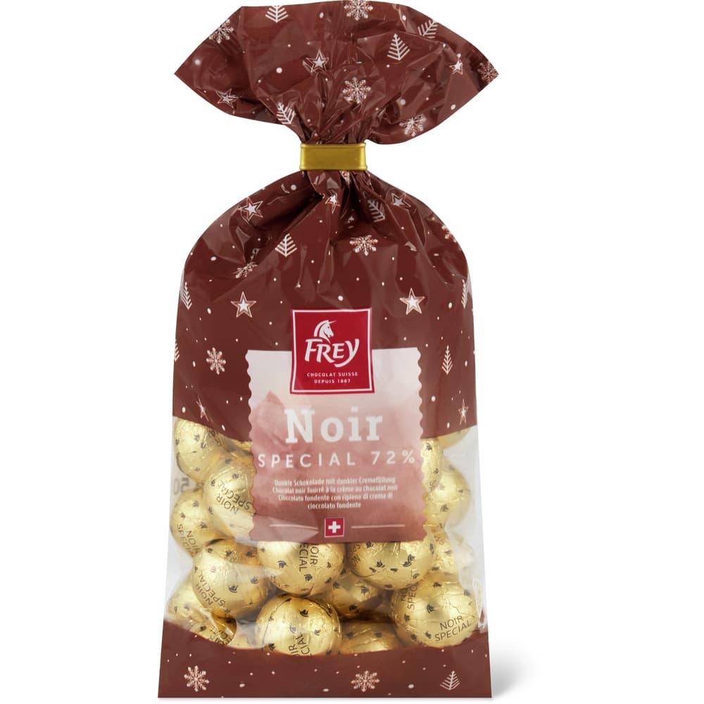 Frey Noir Special Schokoladen-Kugeln Dunkel mit dunkler Schokoladencreme-Füllung