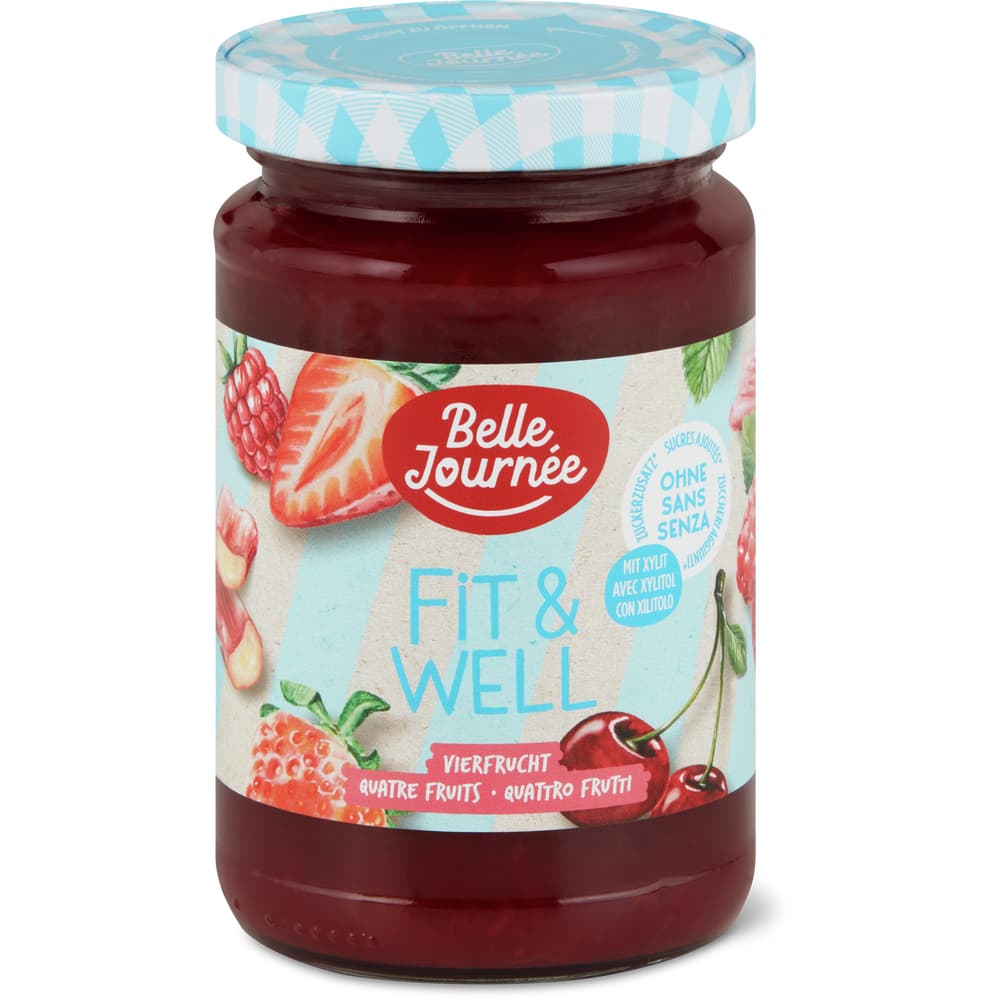 Belle Journée Fit & Well Konfitüre Vierfrucht
